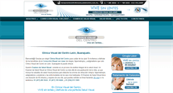 Desktop Screenshot of clinicavisualdelcentro.com.mx