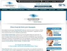 Tablet Screenshot of clinicavisualdelcentro.com.mx